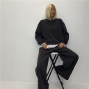 coordinato in tessuto elasticizzato punto milano